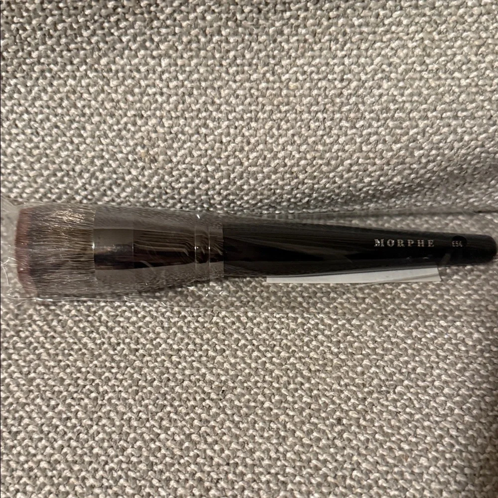 Morphe Professional Pro Deluxe Flat Buffer Black Makeup Brush E54